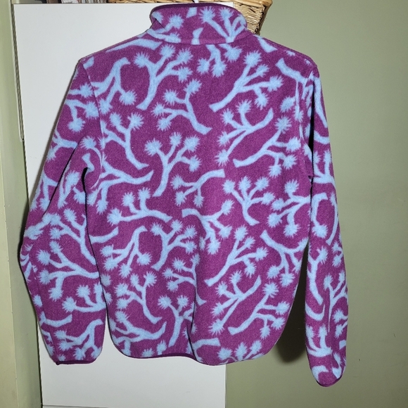 Patagonia synchilla joshua tree geode purple pink blue aztec fleece pullover S - Picture 4 of 9